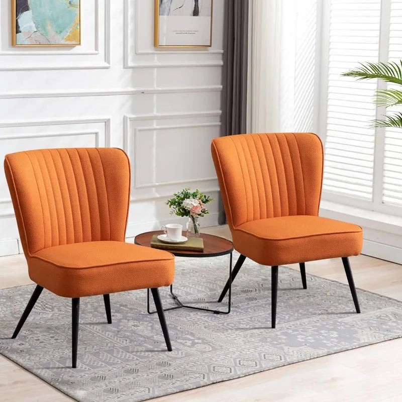 Bloomingdale Orange Accent Chair Set