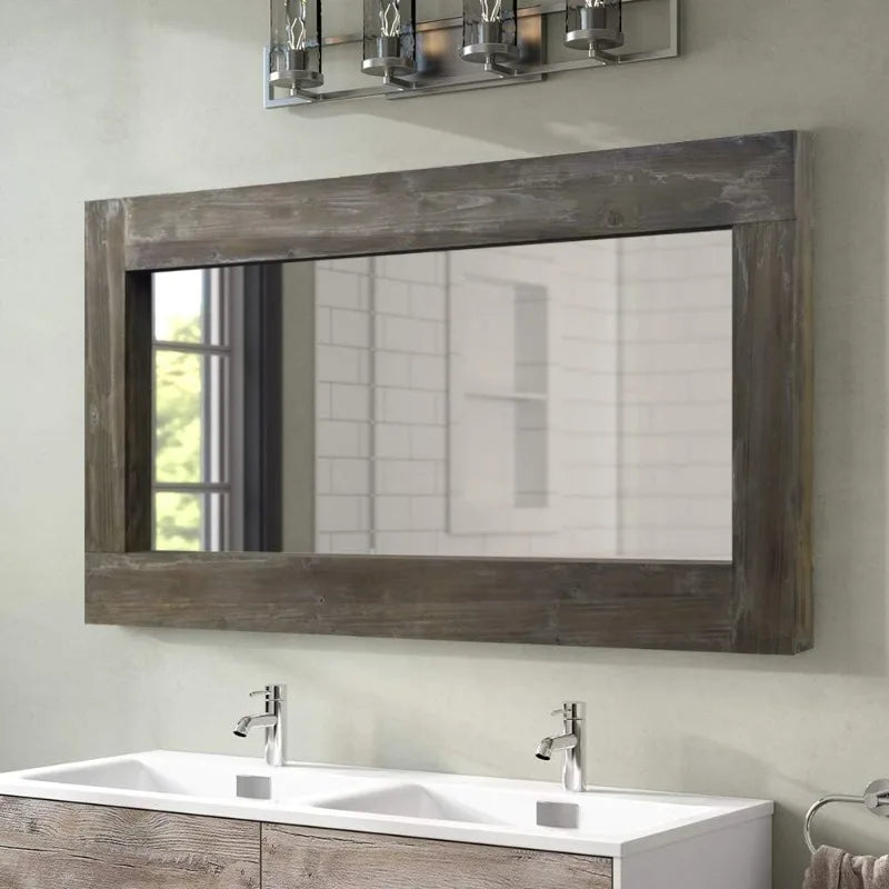 Full Length Mirror Floor Mirror Oil Rubbed Bronze Frame, Large Bedroom Mirror Dressing Mirror, 58"x24"