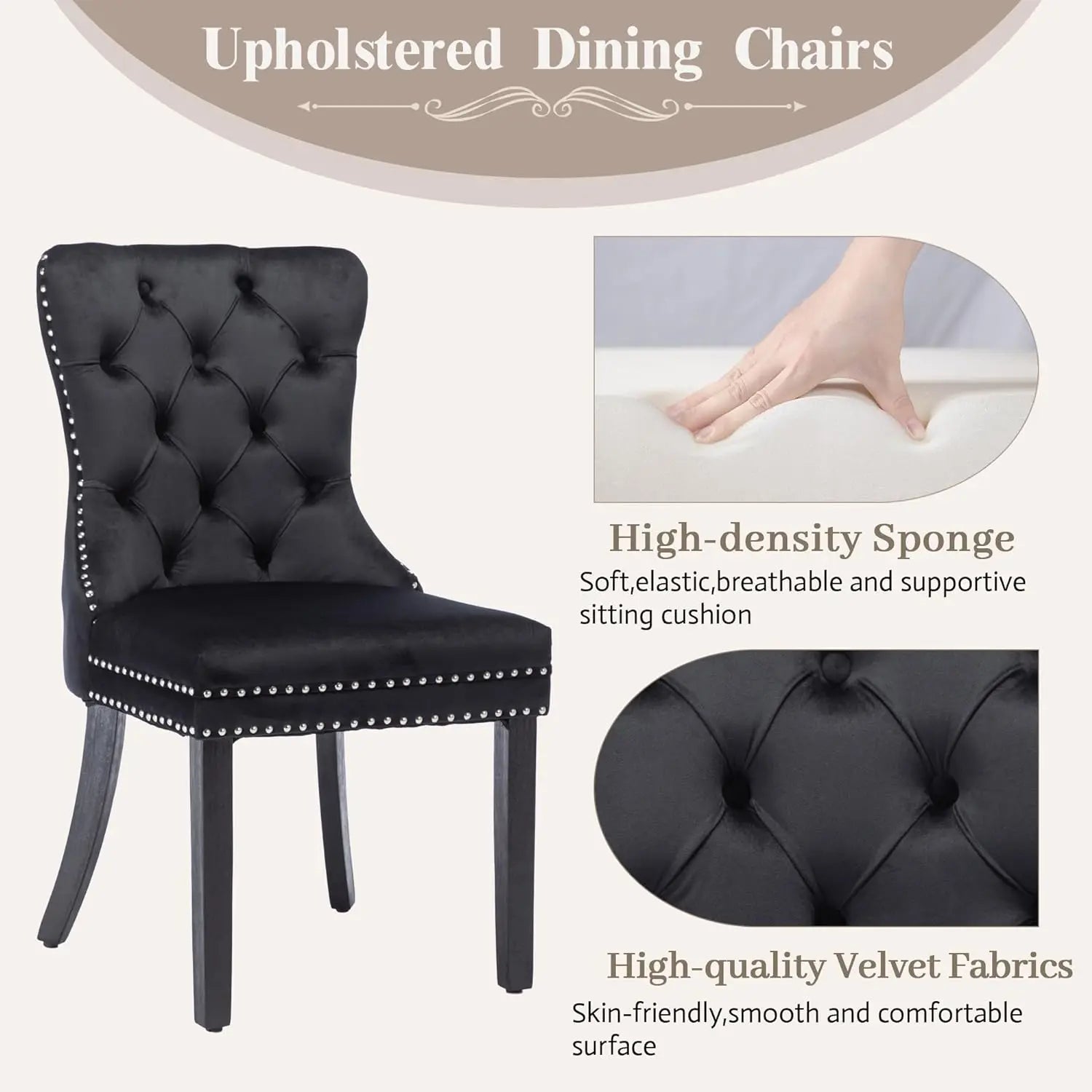 Adams Velvet Dining Chairs