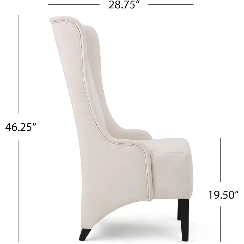 Nathalia Serenity Dining Chair in Elegant Beige